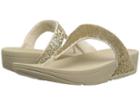 Fitflop Electratm Micro Toe Post (pale Gold) Women's Sandals