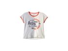 Lucky Brand Kids Dasha Tee (big Kids) (whisper White) Girl's T Shirt