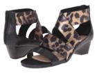 Bella-vita Paloma Ii (black/leopard) Women's Sandals