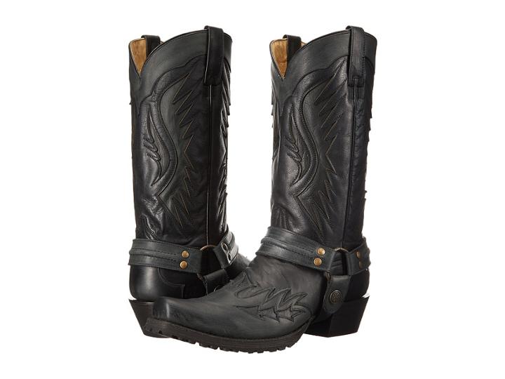 Stetson Biker Outlaw (black) Cowboy Boots