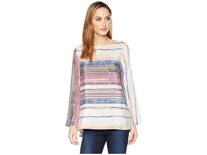 Nic+zoe Fall Sunset Top (multi) Women's Clothing
