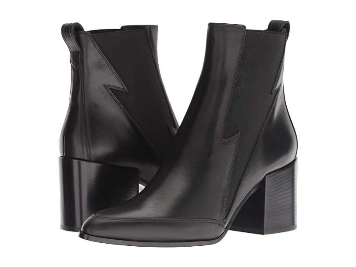Belstaff Elmdale Calf Leather Lighting Bootie (black) Women's Boots