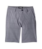 O'neill Kids Locked Stripe Hybrid Shorts (big Kids) (grey) Boy's Shorts