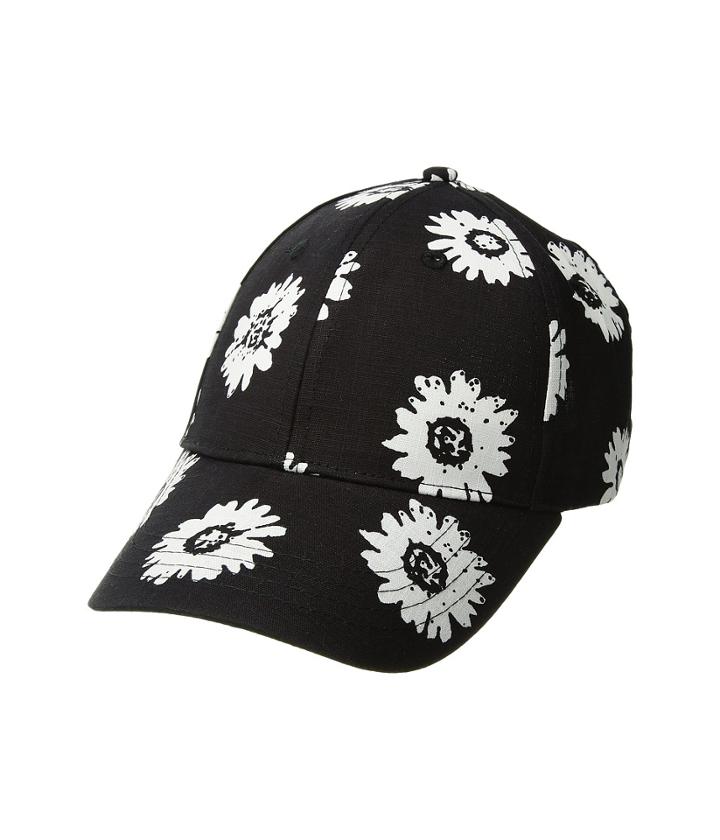 Collection Xiix Oversized Daisy Baseball (black) Baseball Caps