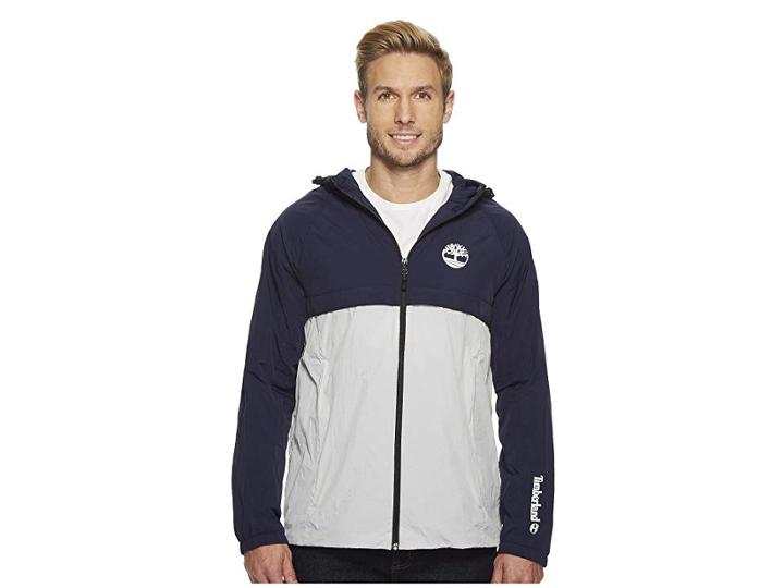 Timberland Mount Liberty Lightweight Hooded Shell (maritime Blue) Men's Jacket