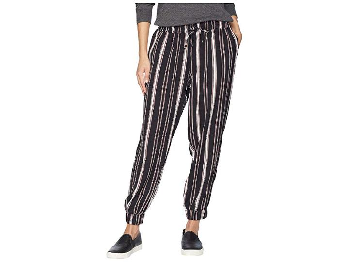 Bishop + Young Stripe Jogger Pants (navy) Women's Casual Pants