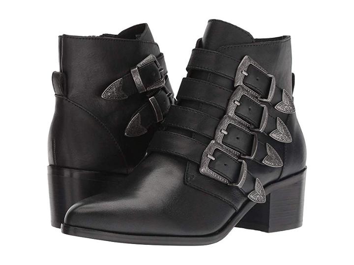 Steve Madden Billey Bootie (black Leather) Women's Boots
