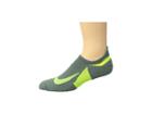 Nike Elite Cushion No-show Tab Running Socks (clay Green/volt/volt) No Show Socks Shoes