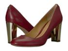 Lauren Ralph Lauren Maddie (merlot Super Soft Leather) Women's Shoes