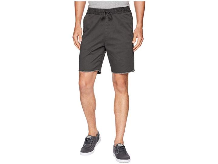 Rvca A.t. Dayshift Elastic Shorts Ii (pirate Black) Men's Shorts