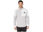 Adidas Team Issue Pullover Hoodie (flint Grey Two Melange/medium Grey Heather Solid Grey) Men's Sweatshirt