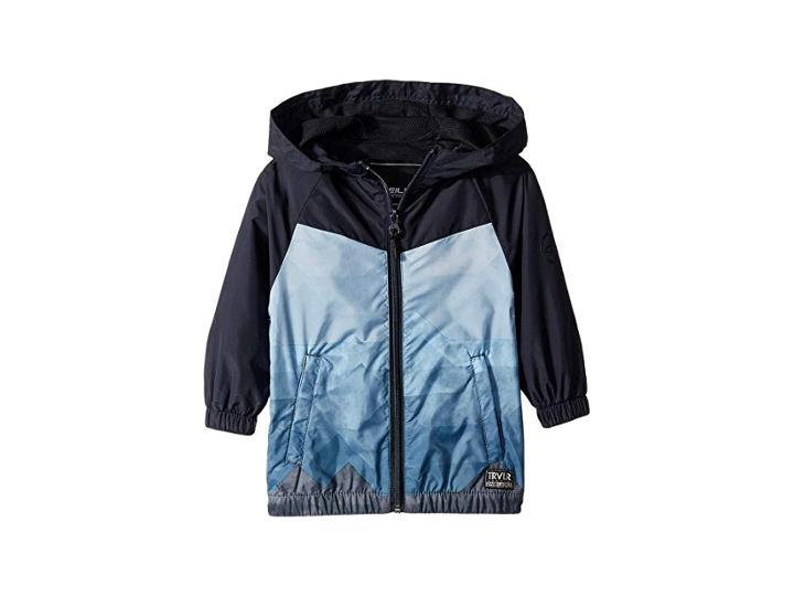 O'neill Kids Traveler Windbreaker Jacket (toddler/little Kids) (dark Navy) Boy's Coat