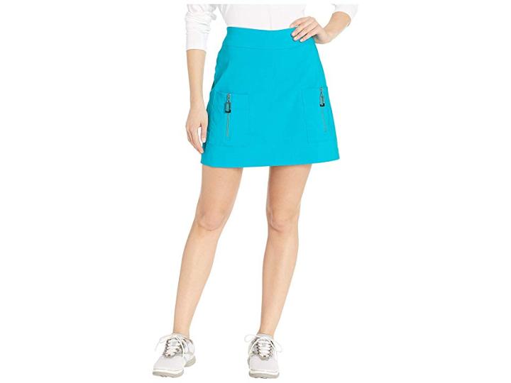 Jamie Sadock Skinnylicious Slimming Pull-on Skort (cyan) Women's Skort