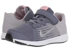 Nike Kids Downshifter 8 (little Kid) (light Carbon/metallic Silver) Girls Shoes