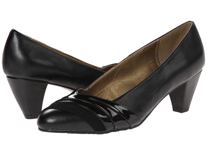 Soft Style Danette (black) Women's 1-2 Inch Heel Shoes