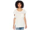 Free People So Easy Tee (ivory) Women's T Shirt