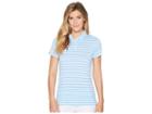 Nike Golf Dry Polo Short Sleeve Stripe (university Blue/white/white) Women's Clothing