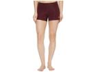Adidas Techfit 3 Short Tights (maroon/matte Silver) Women's Casual Pants