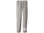 Chaser Kids Extra Soft Love Knit Joggers W/ Leg Stripes (big Kids) (heather Grey/white) Boy's Casual Pants
