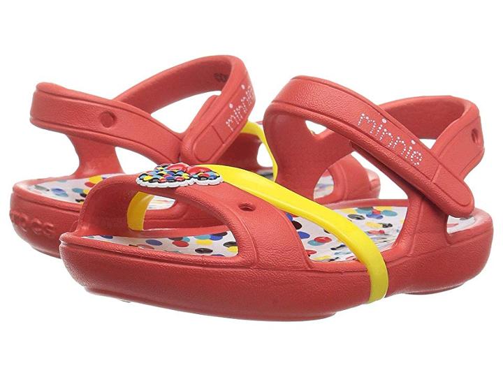 Crocs Kids Lina Minnie Sandal (toddler/little Kid) (dots) Girls Shoes