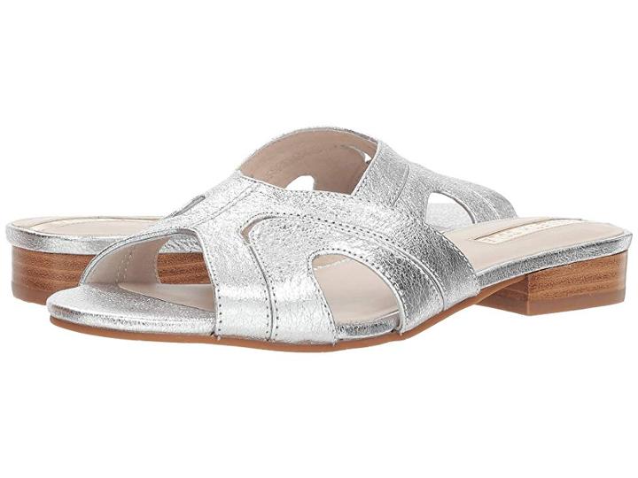 Kenneth Cole New York Viveca Solid (silver Metallic Leather) Women's Shoes