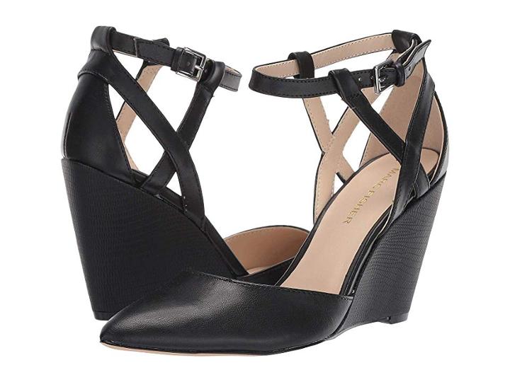 Marc Fisher Bonny (black) Women's Wedge Shoes