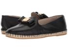 Cole Haan Tali Bow Espadrille (black Leather) Women's Shoes