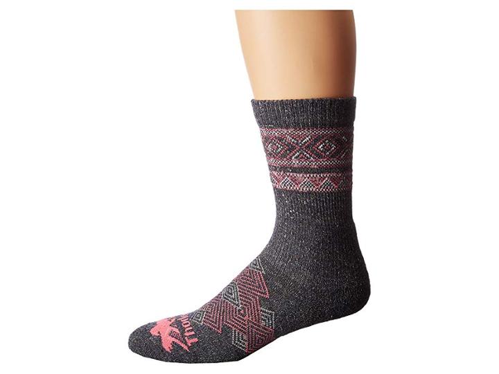 Thorlos Outdoor Traveler (midnight Blue/flamingo) Crew Cut Socks Shoes