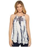 Rock And Roll Cowgirl Loose Fit Tank Top 49-5585 (navy) Women's Sleeveless
