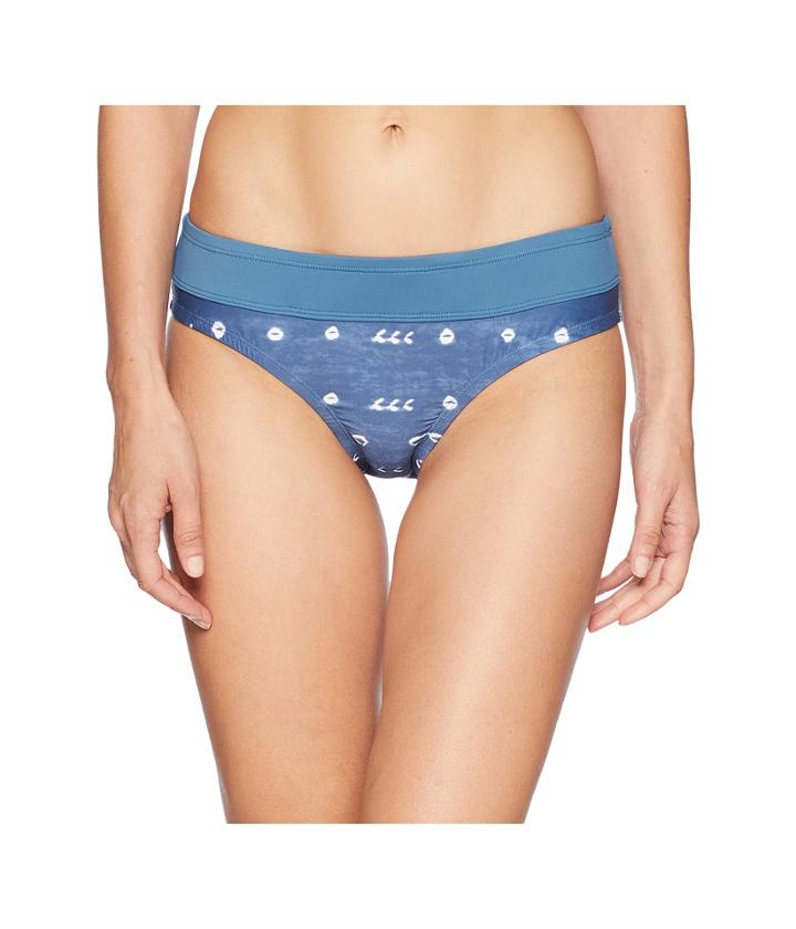 Carve Designs Catalina Bottom (shibori/indigo) Women's Swimwear