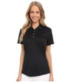 Adidas Golf Puremotion Short Sleeve Top (black) Women's Short Sleeve Button Up