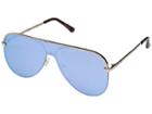 Thomas James La By Perverse Sunglasses Rockstar (light Gold/blue Mirror) Fashion Sunglasses