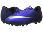 Nike Kids Jr Mercurial Vortex Ii Cr Fg-r Soccer (little Kid/big Kid) (deep Royal Blue/racer Blue/black/metallic Silver) Kids Shoes