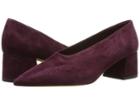 Vince Rafe (dark Bordeaux Kid Suede Leather) Women's Shoes