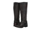 Frye Phillip Harness Tall (dark Brown Extended Brush-off) Women's First Walker Shoes