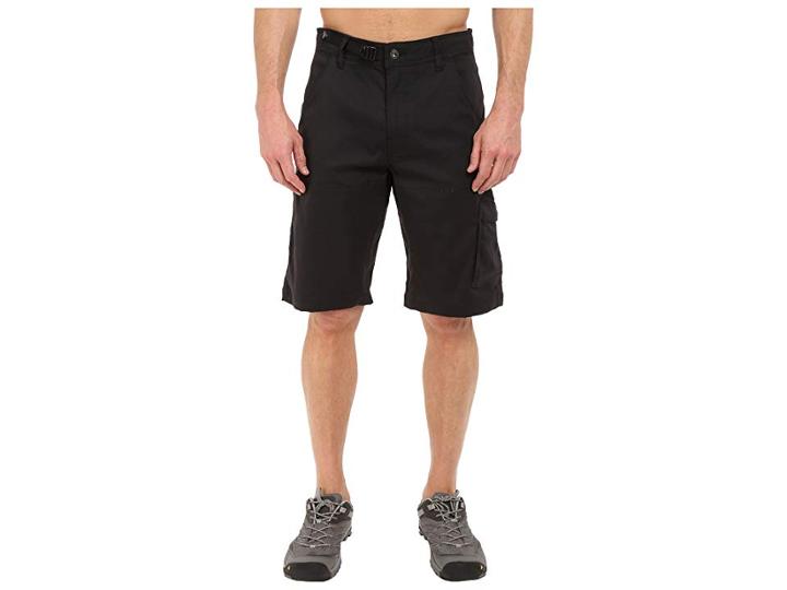 Prana Stretch Zion 12 Short (black) Men's Shorts