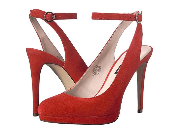 Nine West Quianiya (red Suede) Women's Shoes