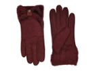 Ugg Bow Shorty Water Resistant Sheepskin Gloves (port) Extreme Cold Weather Gloves