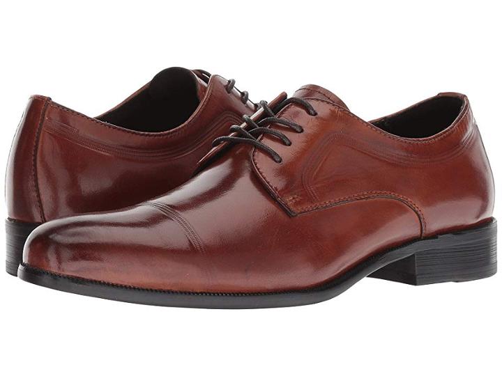 Kenneth Cole New York Chief Cap B (cognac) Men's Lace Up Casual Shoes