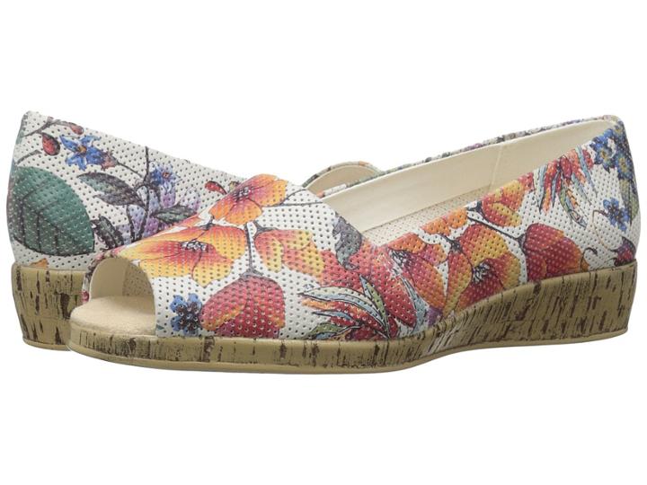 A2 By Aerosoles Sprig Break (white Floral) Women's Shoes