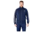 Adidas Big Tall Essentials 3-stripes Tricot Track Jacket (collegiate Navy/white) Men's Workout