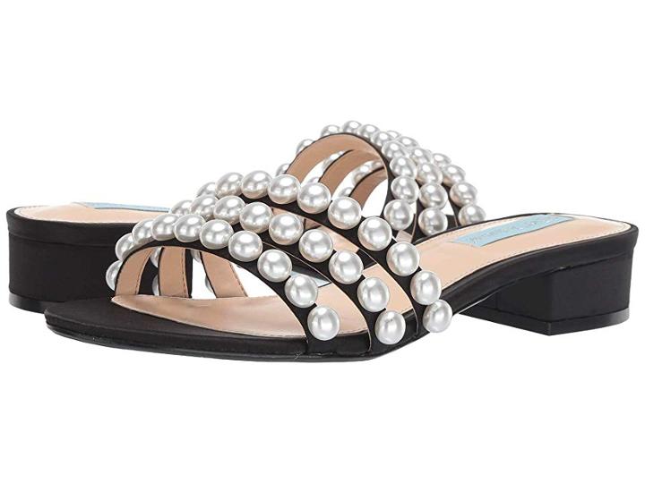 Betsey Johnson Dara (black Satin) Women's Sandals