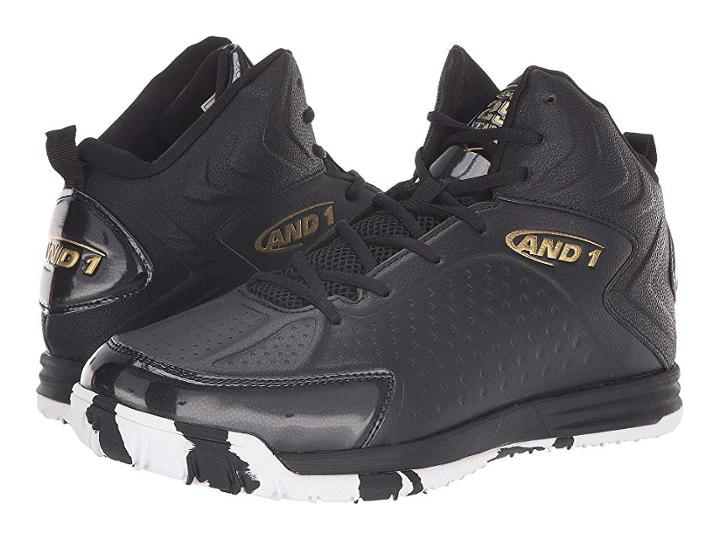 And1 Tipoff (black/gold/marble) Men's Basketball Shoes
