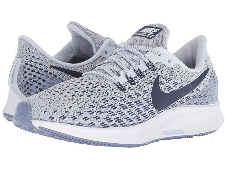 Nike Air Zoom Pegasus 35 (football Grey/blue Void/white/aluminum) Women's Running Shoes