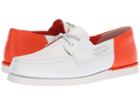 Sperry A/o 2-eye Stern (white/orange) Men's Shoes