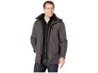 Kenneth Cole New York Coat With Fleece Vestie (charcoal) Men's Coat
