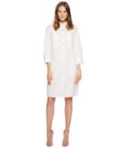 Vince Utility Shirtdress (optic White) Women's Dress