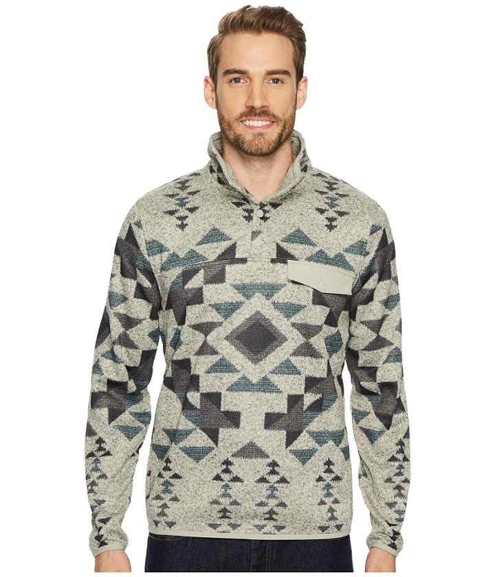 Lucky Brand Shearless Fleece Mock Neck Sweatshirt (multi) Men's Sweatshirt
