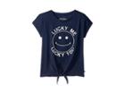 Lucky Brand Kids Diana Tee (little Kids) (black Iris) Girl's T Shirt