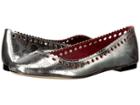 Diane Von Furstenberg Corolla Flat (silver) Women's Shoes